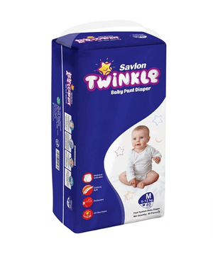 Savlon Twinkle Baby Pant Diaper Medium 40 pcs (6-12 kg)